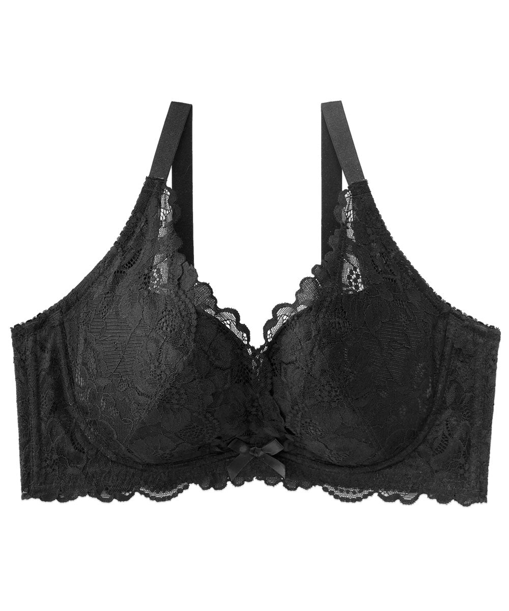 Side Slimming Lace Push-Up Bra