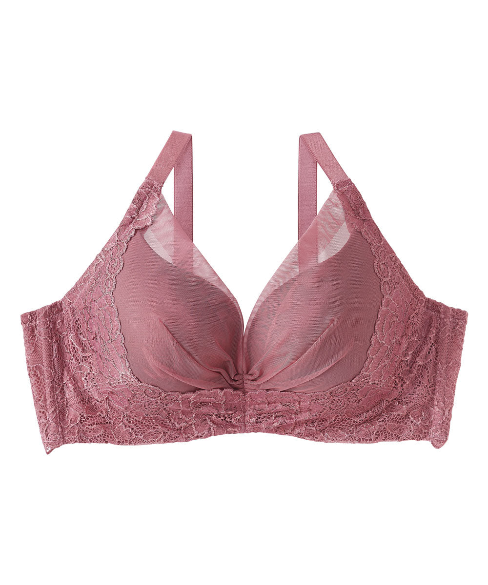 Camio Mio Push-Up Plunge Bra 36D, Barely There/Pink