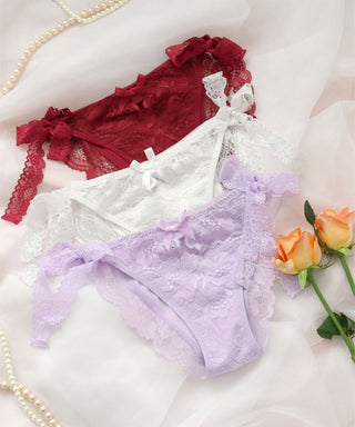 Qoo10 - Bra set Ramessai chiffon doll brassiere shorts set (aimerfeel  emefiel  : Underwear/Socks