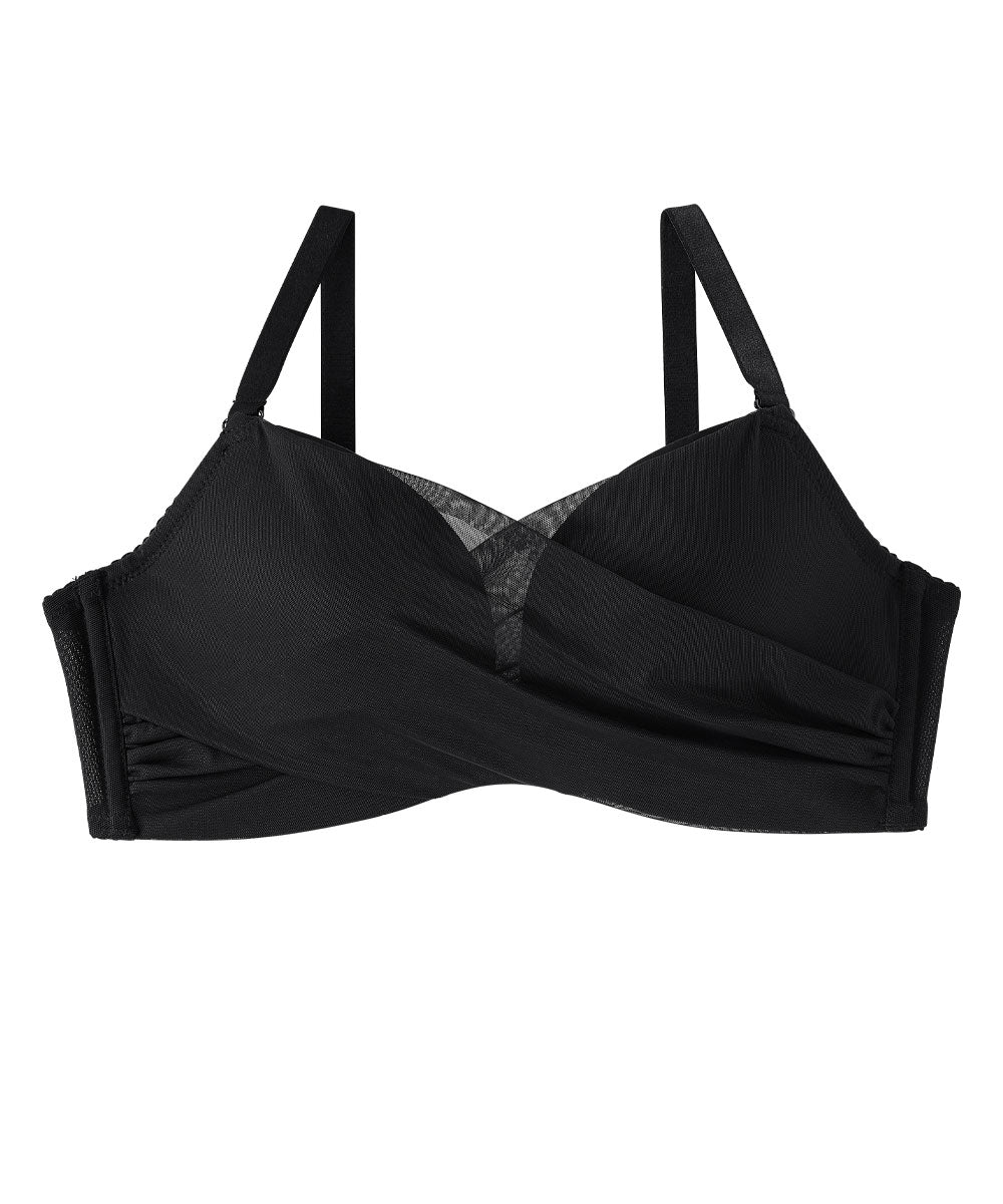 Sheer Tulle Wireless Maximum Boost Bra CHOMORI BRA(R Sheer Tulle Wireless Maximum Boost Bra CHOMORI BRA(R