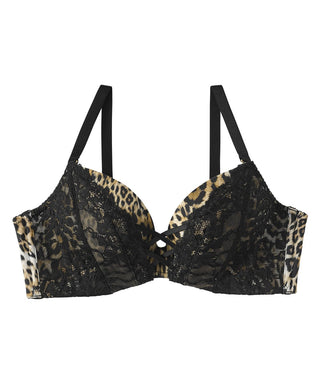 Leopard Lace Maximum Boost Bra CHOMORI BRA(R)