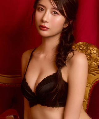 Satin Ribbon Wireless Maximum Boost Bra CHOMORI BRA(R)