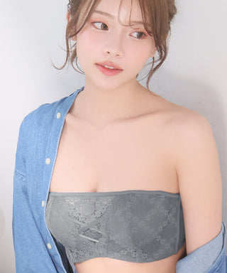 الحد الأقصى لعدم القوانين BRA Chomori Bra (R) Demi Bra with Square Lace