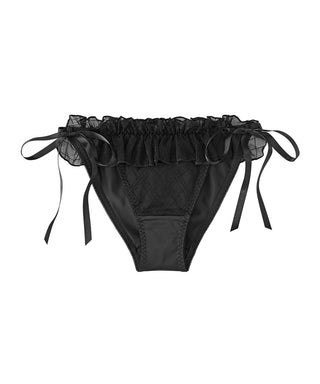 Braguita atrevida de cuadros transparentes