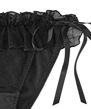 Braguita atrevida de cuadros transparentes