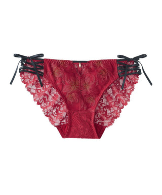 Braguita bikini con gargantilla de perlas