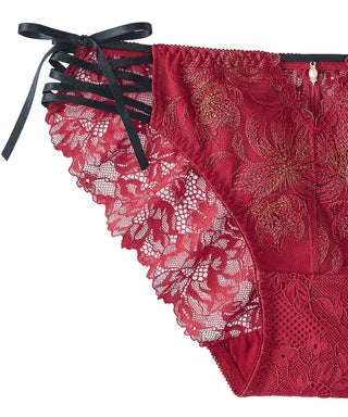 Braguita bikini con gargantilla de perlas