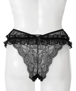 Braguitas atrevidas con caída de perlas