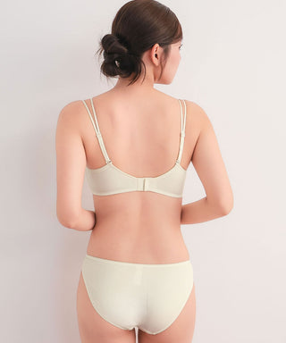 Braguitas de bikini cruzadas con purpurina en el frente