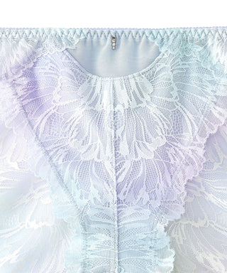 Braguitas bikini de encaje color aguamarina con sirena