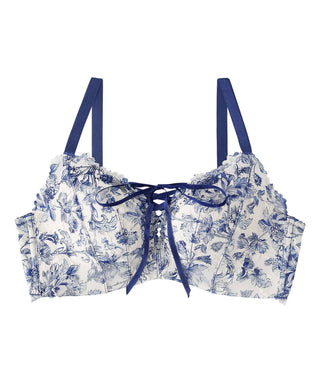 Chenon Flueur Chomori Lace-Up Wireless Maximum Boost Bra