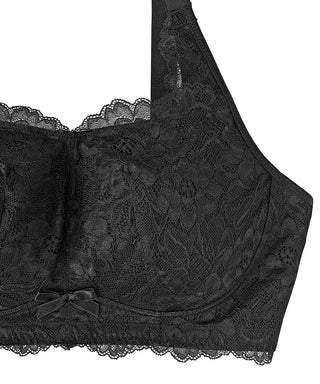 Sujetador de minimizador de mezcla de algodón inalámbrico (tamaño de glamour)