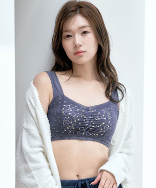 Twinkle Stars Dreamy Sleep Bra Firm Support