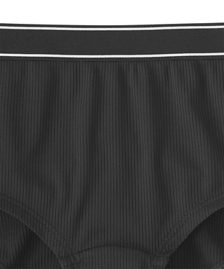 Ribbed Hip-Hugger Panty