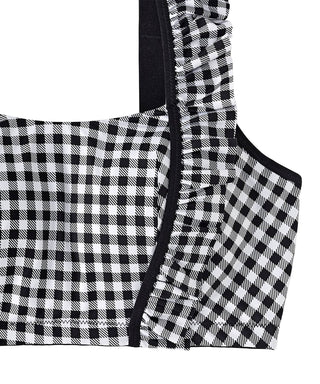 Bra Minimizer Gingham Ruffle Tanpa Wayar (Saiz Glamour)