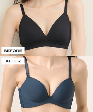 Tanpa Wayar Salib Hadapan Berkilauan Maximum Boost Bra CHOMORI BRA(R)