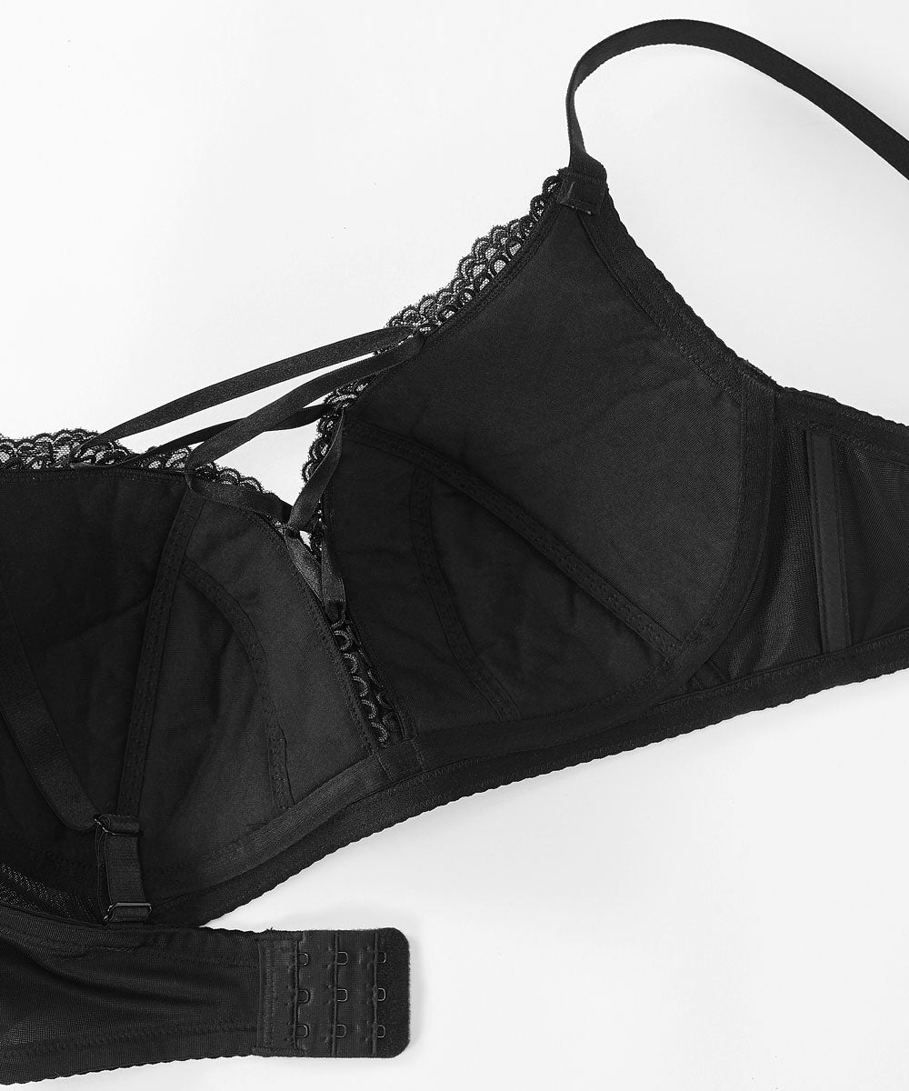 (web完売)USEFUL CUP BRA TOPブラック 25SS USEFUL CUP BRA TOP