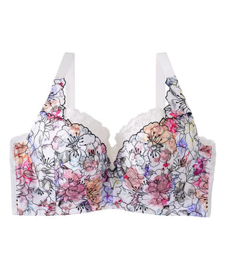 Elegantly Lace Side Support Bra (FGH Cup)