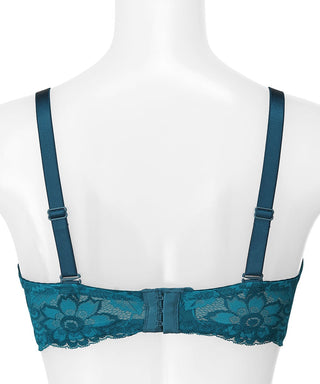 Metallic Flower Side Support Bra (FGH Cup)