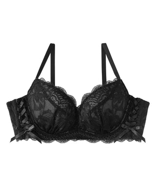 Lace-up Side Support Bra