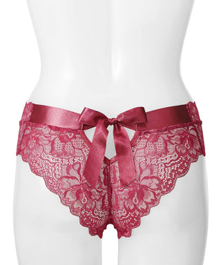 Lace-up Ribbon Cheeky Panty