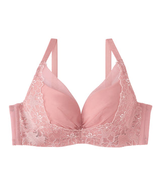 Floral Lift Side Support Lace Push-Up Bra