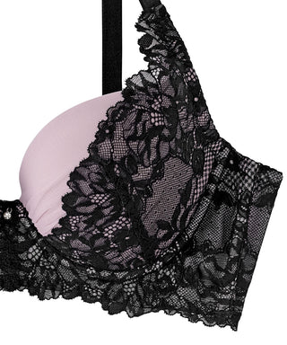 Elegant Tulle Side Slimming Bra