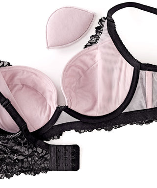 Elegant Tulle Side Slimming Bra