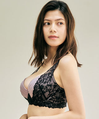 Elegant Tulle Side Slimming Bra (FGH Cup)