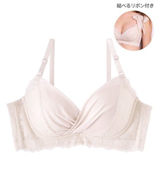 Pelangsingan sampingan reben riben PUSH-UP Bra