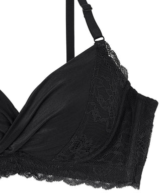 Pelangsingan sampingan reben riben PUSH-UP Bra