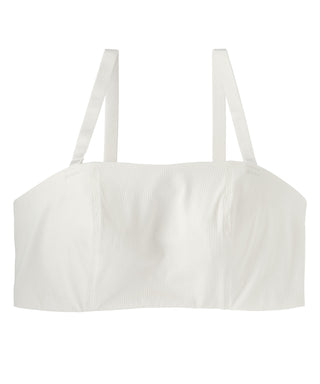 Ribbed 2-Way Cleavage Cover Side Support Bra (FGH Cup)