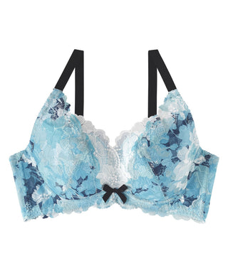 Flor de admirador SIDE SLIMMING LACE PUSH-UP BRA (Copa FGH)