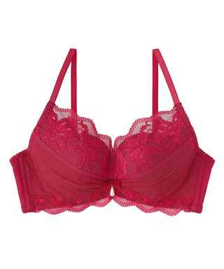 Pearl Ribbon Lift Side Support Push-Up Bra