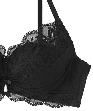 Pearl Ribbon Lift Side Support Push-Up Bra
