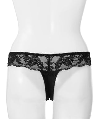 Pearl Ribbon Thong
