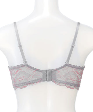 Renda Sokongan Sisi Dwiwarna PUSH-UP Bra
