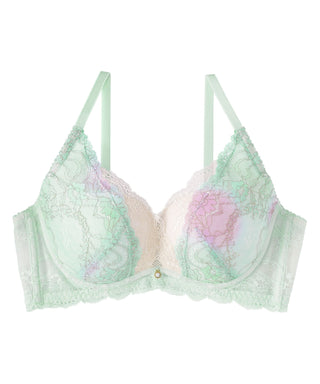 Degradado de sirena SIDE SLIMMING LACE PUSH-UP BRA
