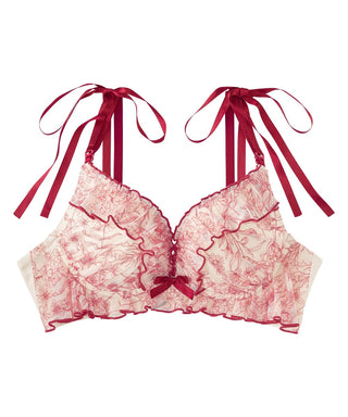 Ramai Bunga Keselesaan Menekan Bra aimerfeel Raku Bra (R)