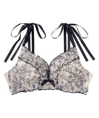 Ramai Bunga Keselesaan Menekan Bra aimerfeel Raku Bra (R)