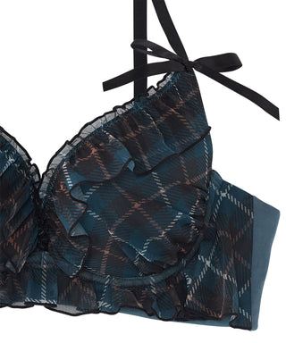 Raku Check Doll Comfort Push-Up Bra