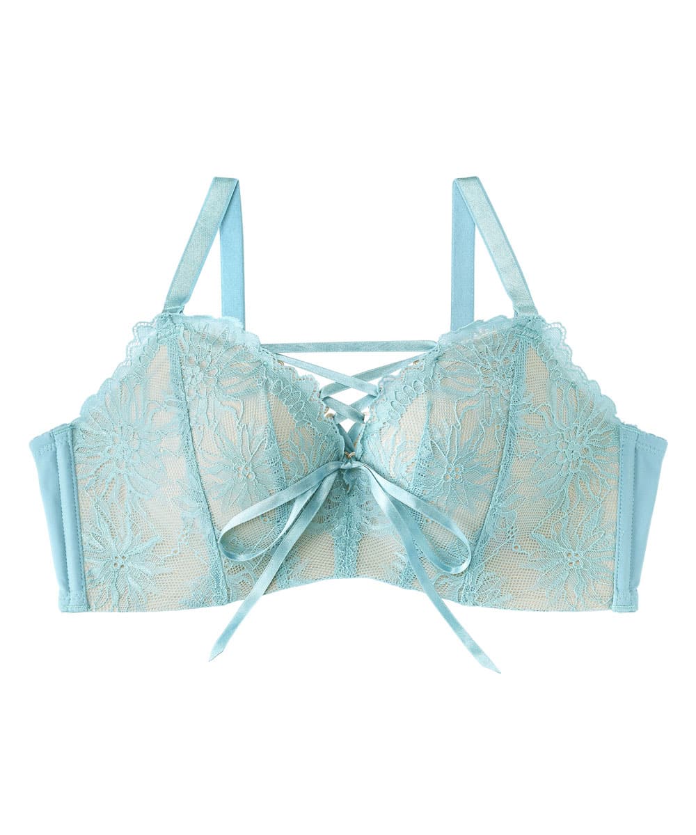 Boosted Bra Wireless Maximum Boost Bra CHOMORI BRA(R) Soft Cup With Lace-up | aimerfeel