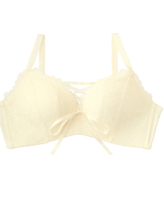 Wireless Maximum Boost Bra CHOMORI BRA(R) Soft With Lace-up