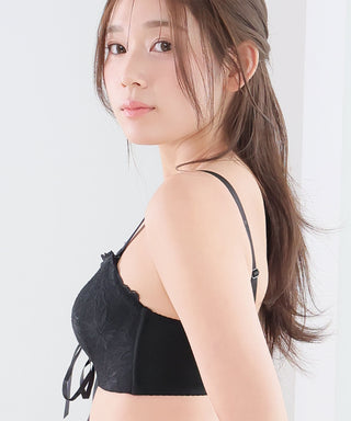 الحد الأقصى اللاسلكي Boost Bra Chomori Bra (R) ناعم مع الدانتيل