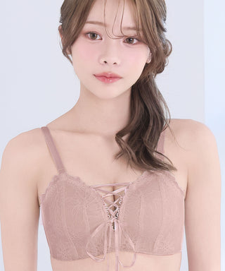 無線的 超盛內衣 CHOMORI BRA(R) 柔軟的花邊