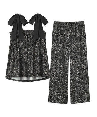 Many Flowers Top and Bottom Set