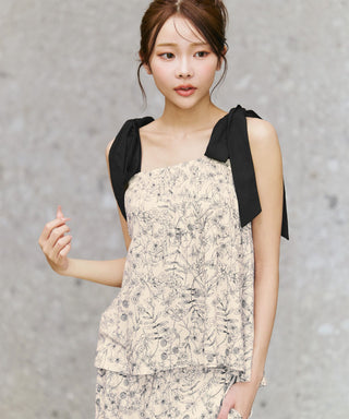 Many Flowers Top and Bottom Set