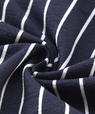 Conjunto superior e inferior con volantes a rayas