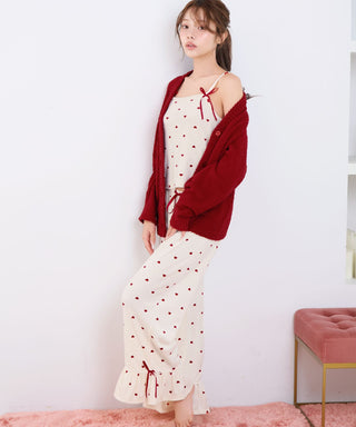 Heart Ribbon Knit 3-Piece Set