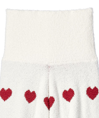 Heart Knit Belly Warmer Top-and-Bottom Set